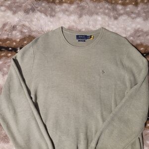 Ralph Lauren Men's Olive Crewneck Sweater